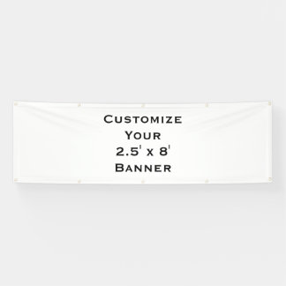 Banderoles Créez votre propre extérieur de 76 cm x 244 cm ave