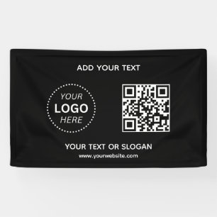 Banderoles Créez votre propre logo d'entreprise QR Code & Web