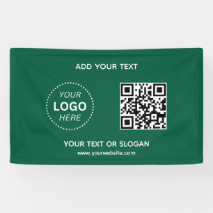 Banderoles Créez votre propre logo d'entreprise QR Code & Web