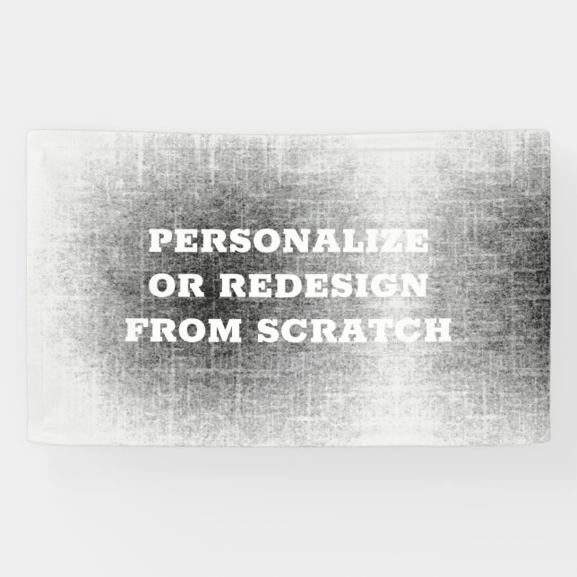 Banderoles Créez votre propre personnalisation (Horizontal)