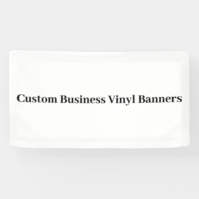 Banderoles Créez Votre Propre Promotion de Marque Simple (Horizontal)