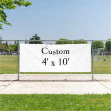 créez votre propre vinyle personnalisé 4' x 10' ex