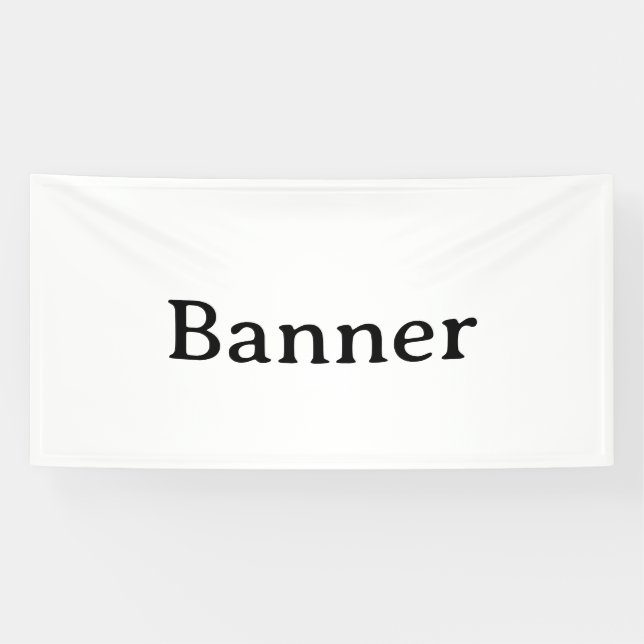Banderoles Créez Votre Propre Vinyle Personnalisé Simple 4' x (Horizontal)