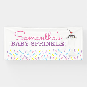 Banderoles Crème glacée Sundae Baby Sprinkel Bandeau personna