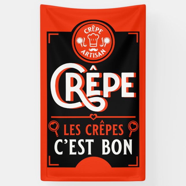 Banderoles Crepes françaises (Vertical)
