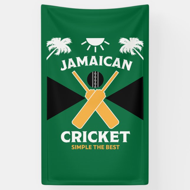 Banderoles Cricket jamaïcain (Vertical)