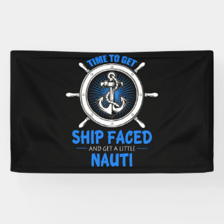 Banderoles Croisière Heure De Croisière Pour Obtenir Face Au