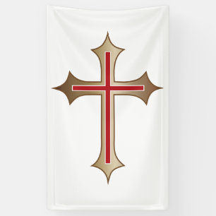 Banderoles Croix chrétienne