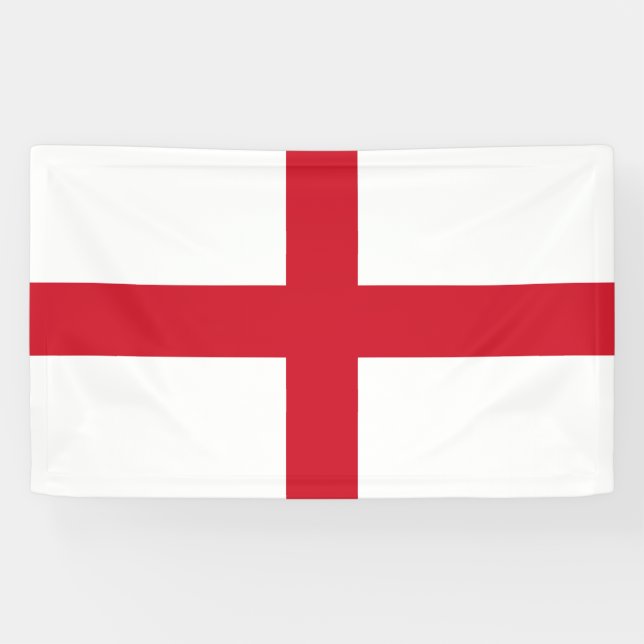 Banderoles Croix de St George ~ Drapeau d'Angleterre  (Horizontal)