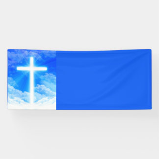 Banderoles Cross of Light Jesus Christ Customizable Christian