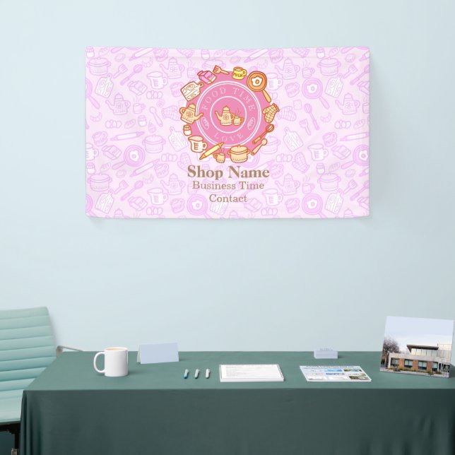 Banderoles Cuisine Cuisine Rose (Salon professionnel)