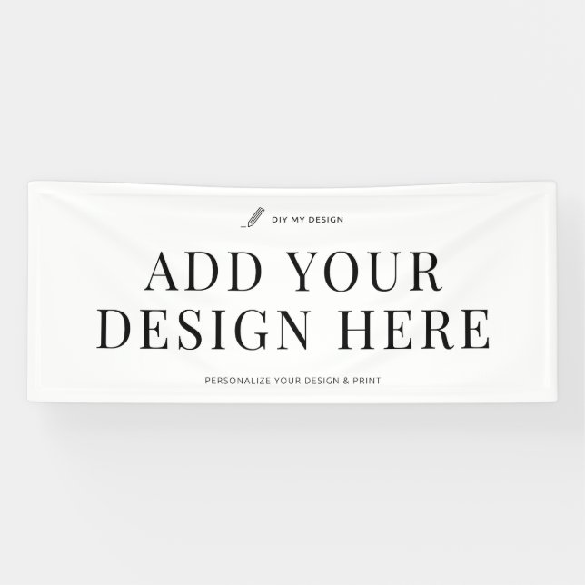 Banderoles Custom Banner Printing Outdoor & Indoor Signage (Horizontal)