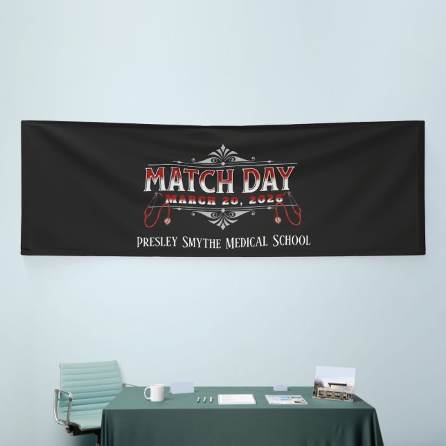Banderoles Custom Match Day 2026 Medical Residency Banner (Salon professionnel)