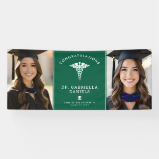 Banderoles Custom Photo Medical School Doctor Nurse Graduate