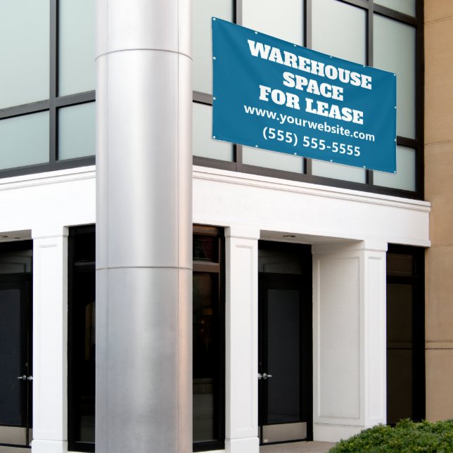 Banderoles Custom Warehouse Space Lease Banner (Bâtiment extérieur)