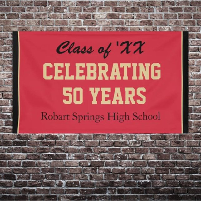 Banderoles Customizable! Celebrate any year reunion banner (Créateur téléchargé)