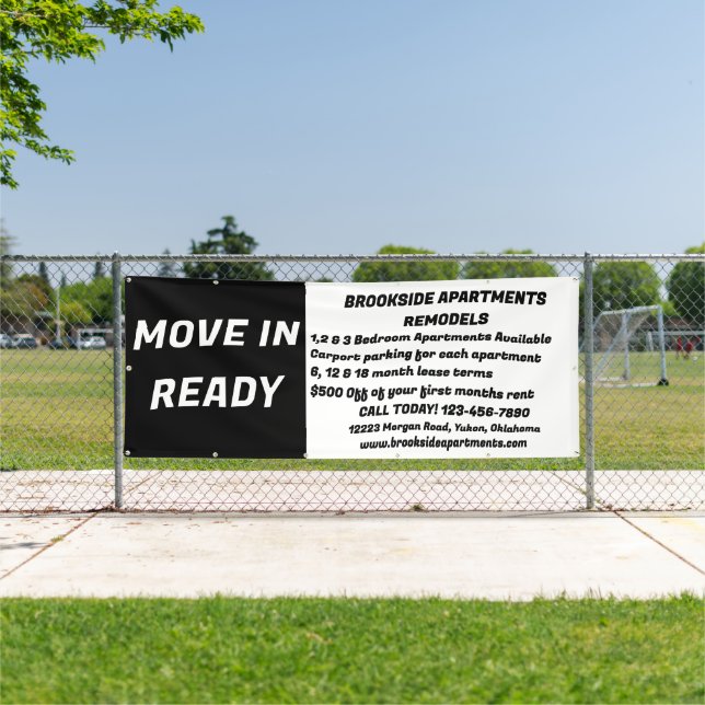 Banderoles Customize Detailed Apartments For Rent Move In Rea (Insitu)