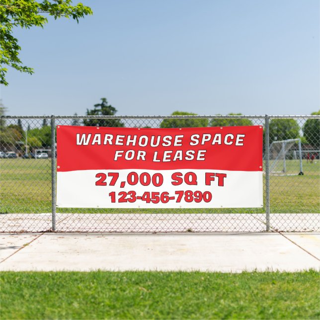 Banderoles Customize Warehouse Space For Lease Business (Insitu)