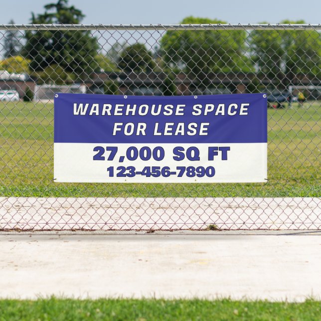 Banderoles Customize Warehouse Space For Lease Business (En situation)