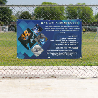 Banderoles Customize Welding Contractor Services Business
