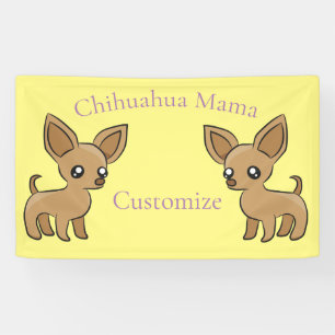 Banderoles Cute Chihuahua Mama Art Thunder_Cove