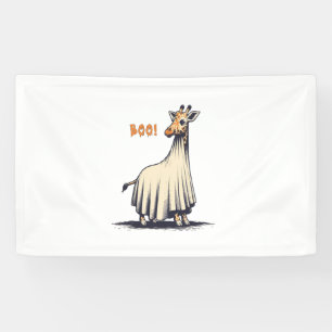 Banderoles Cute Giraffe Boo Costume d'Halloween Zoo Lover Gir
