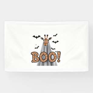 Banderoles Cute Giraffe Boo Halloween Costume amusant Zoo Lov