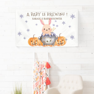 Banderoles Cute Halloween Cauldron Baby brasse douche