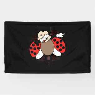 Banderoles Cute Ladybug Dabbing