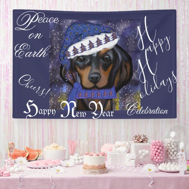 Banderoles Dachshund (Fête)