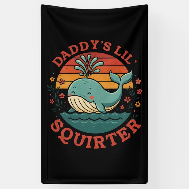 Banderoles Daddy Little Whale (Vertical)