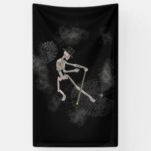 Banderoles Dancing Skeleton au sommet Hat Halloween