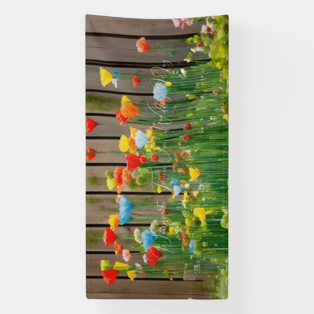 Banderoles #DancingintoForever : NotreBannièreDeMariage (Verticale)