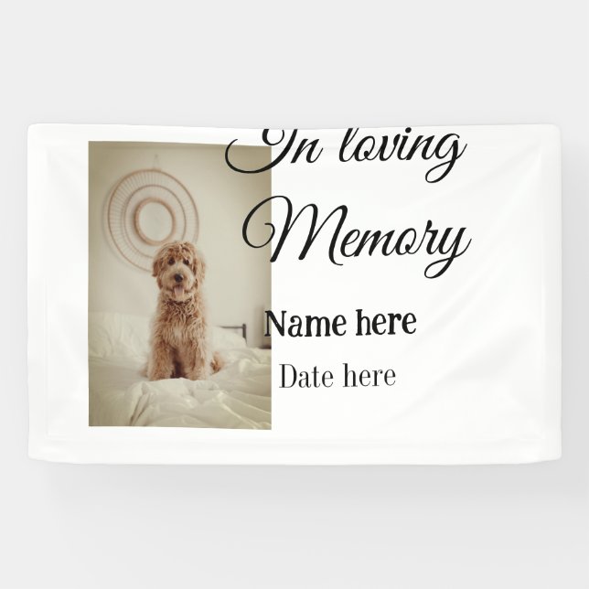 Banderoles Dans l'amour mémoire mémorial gardien de l'amour a (Horizontal)