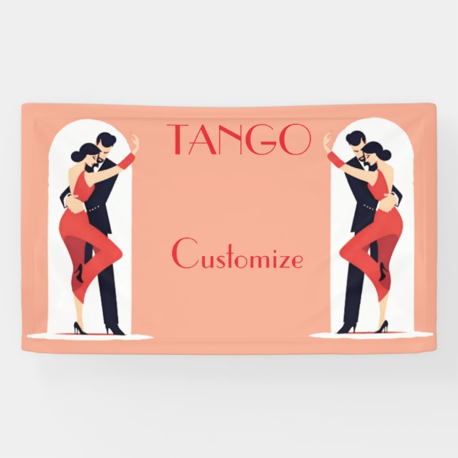 Banderoles Danseurs de tango Thunder_Cove (Horizontal)