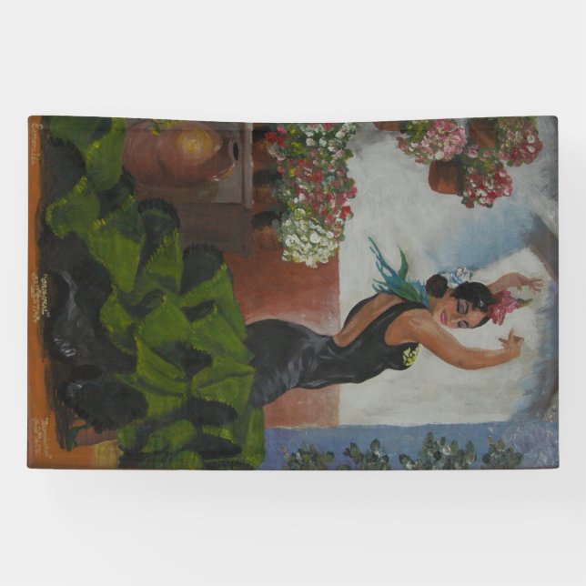 Banderoles danseuse espagnole (Horizontal)