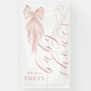 Banderoles de Baby shower de la fille rose de la ceinture ve