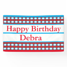 De "coutume de Debra joyeux anniversaire