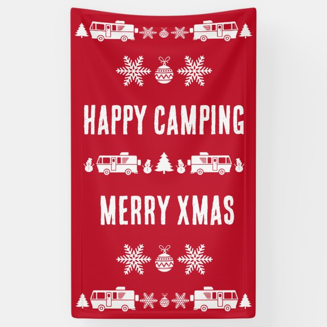 Banderoles Décor de Noël RV Motorhome (Vertical)