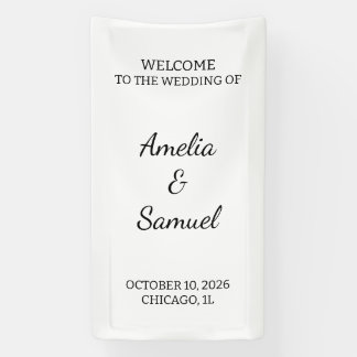 Banderoles Décoration de mariage personnalisée, panneau de fê