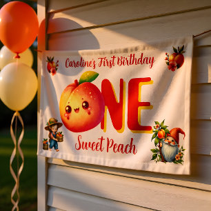 Banderoles Décoration de mur pour fête de pêche d'un an