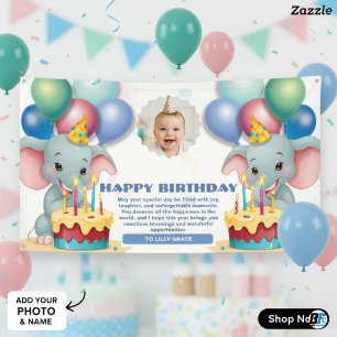 Banderoles Décoration personnalisée pour fête d'anniversaire