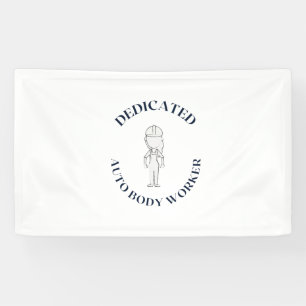 BANDEROLES DEDICATED AUTO BODY TECHNICIAN