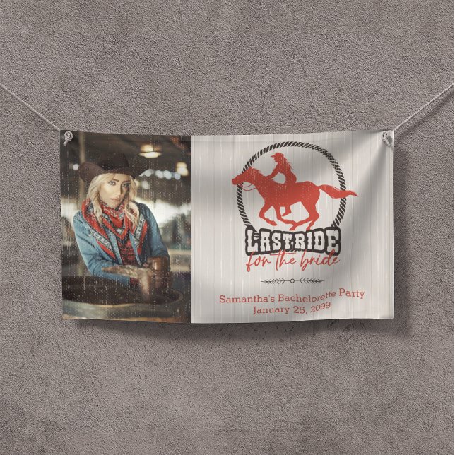 Banderoles Dernier Roulé Rouge Pour La Mariée (Créateur téléchargé)