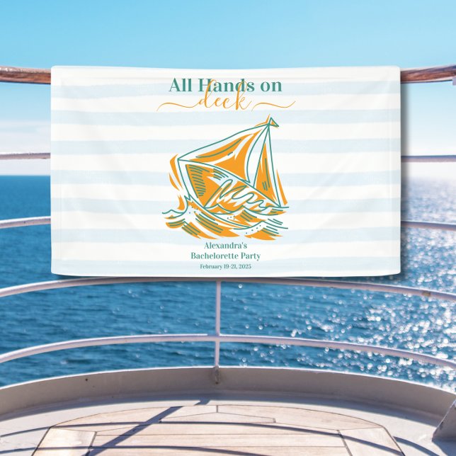 Banderoles Dernière voile avant le Veil Bachelorette Party (Créateur téléchargé)
