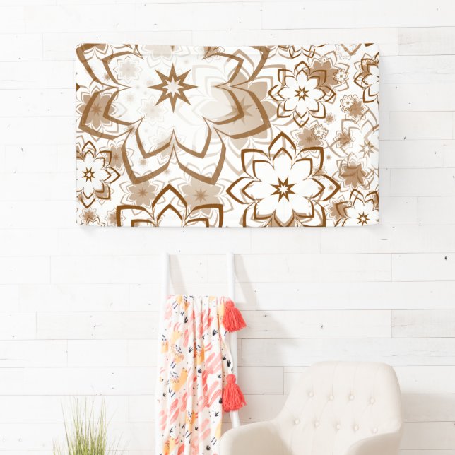 Banderoles Design floral 12 (En situation)