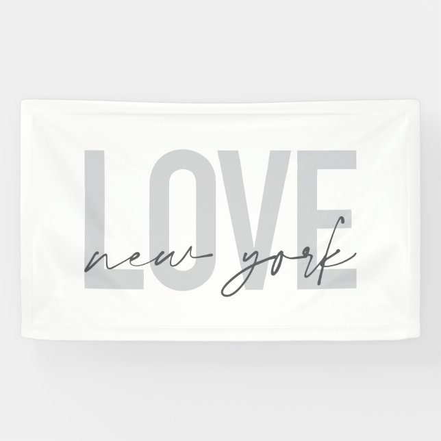 Banderoles Design moderne, urbain, cool simple design de Love (Horizontal)
