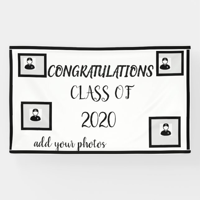 Banderoles Design your own banners for graduation banner (Horizontal)