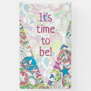 Banderoles Dessiné à la main par EDDArt - Étoiles et cœurs 1