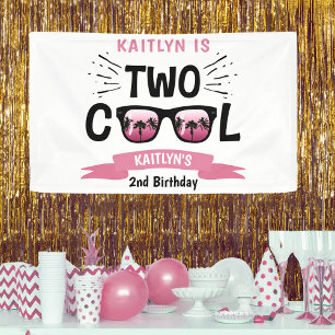 Banderoles Deux filles Cool 2e anniversaire